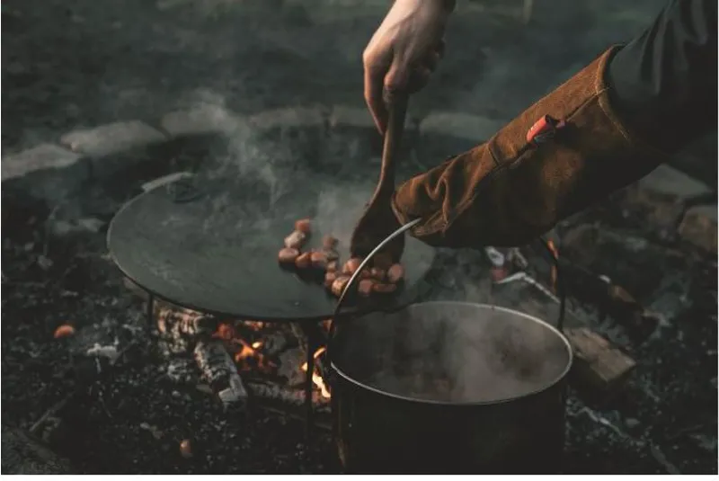 Robens Fire Gloves in Leather-1